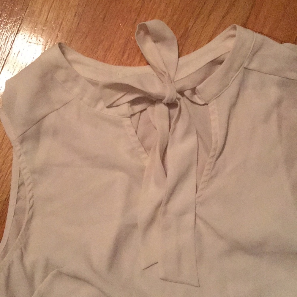Cream blouse